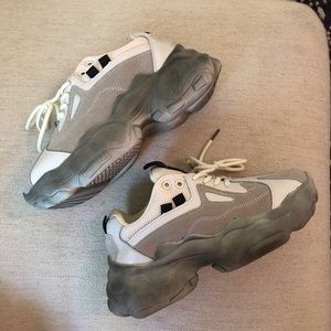 Chunky Trainer Dad Sneakers Neutral Beige